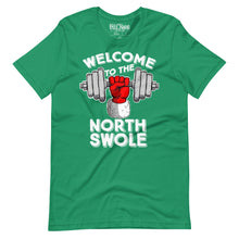 Load image into Gallery viewer, Santa Claus Welcome to the North Swole T-Shirt
