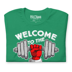 Santa Claus Welcome to the North Swole T-Shirt