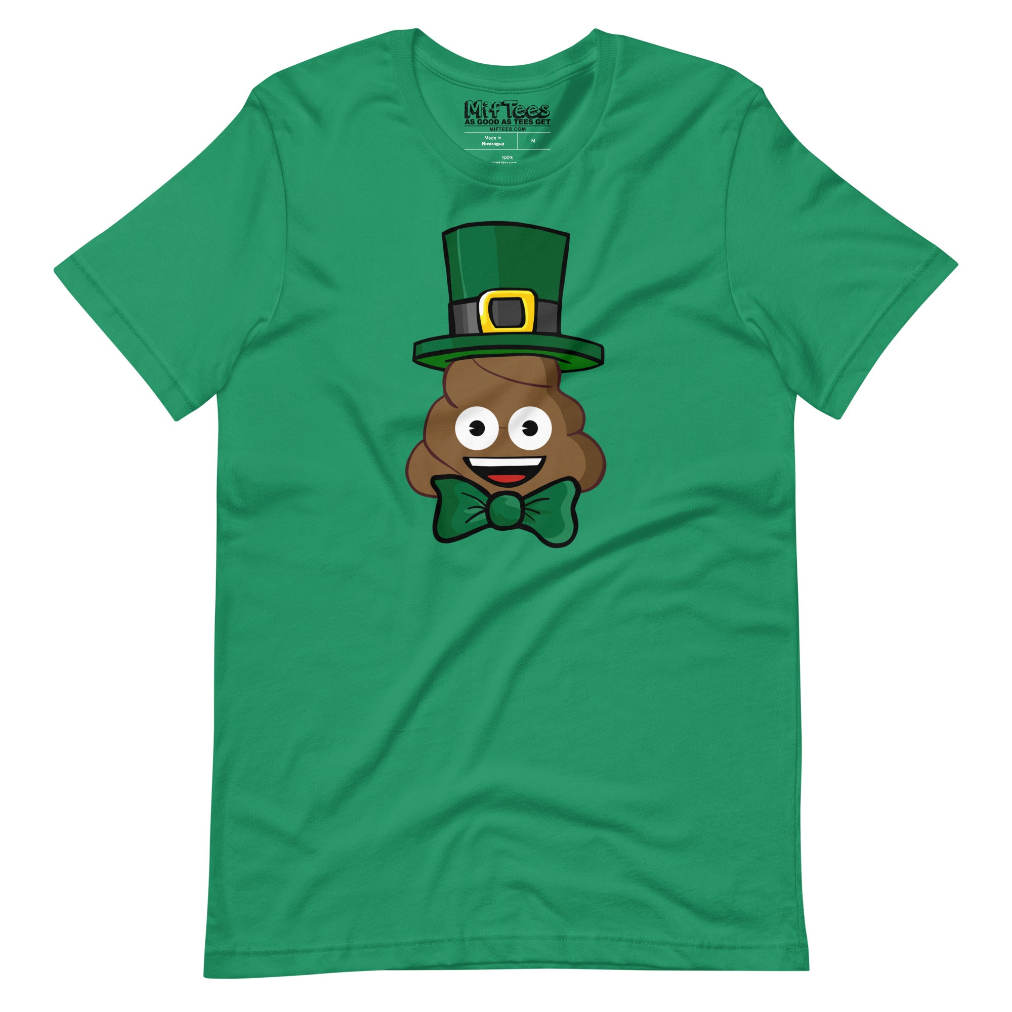 St Patrick's Day Poop funny St patricks day poop emoji T-Shirt