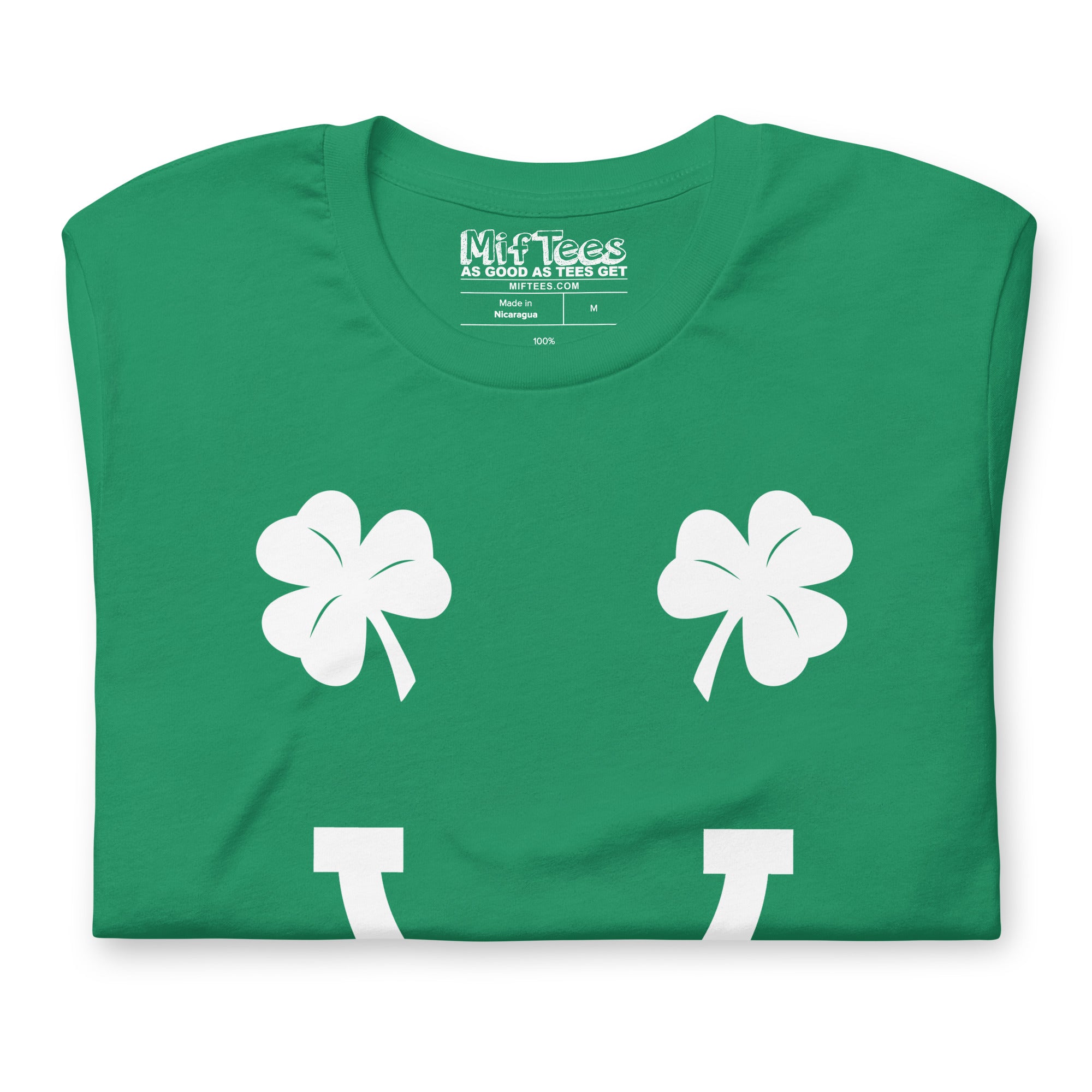 Shamrock Smile St. Patrick's Day Irish Smile Shamrock T-Shirt