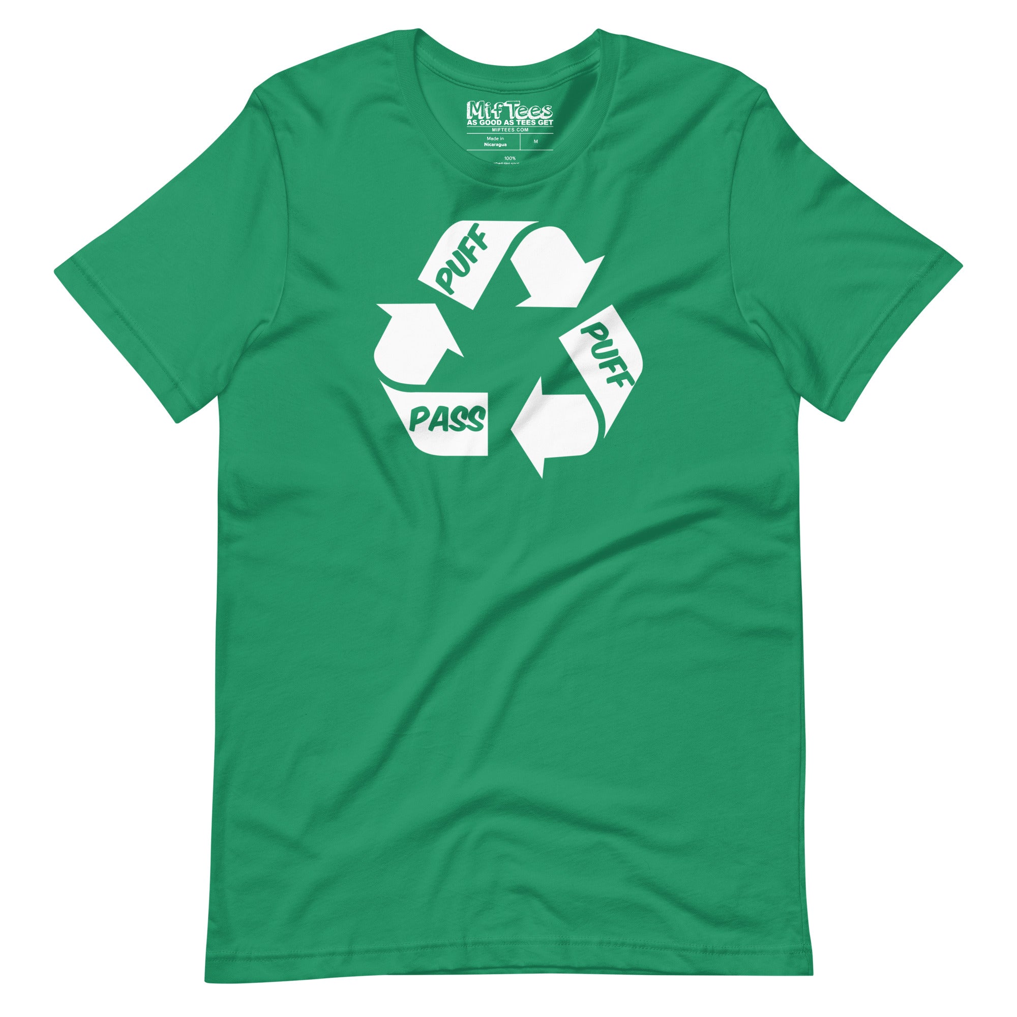 Puff Puff Pass weed recycle T-Shirt