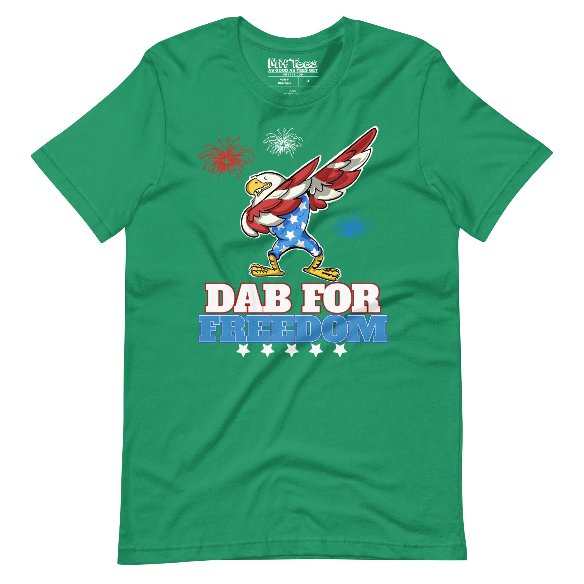 Patriotic Eagle Dab for Freedom t-shirt