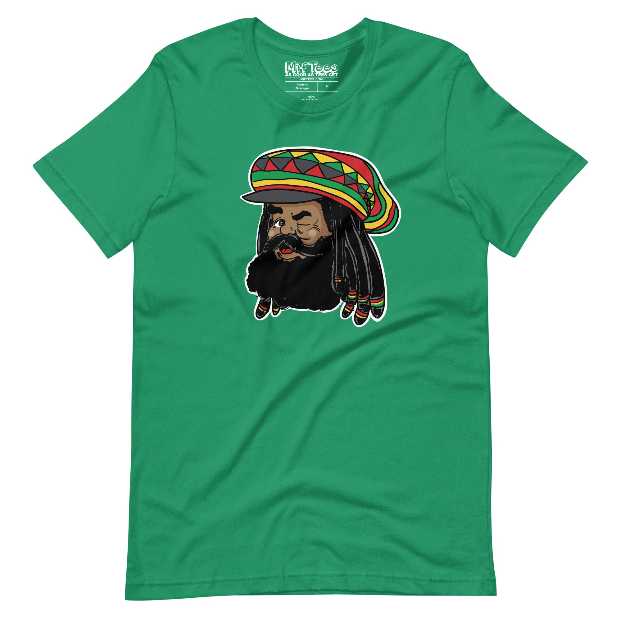 Black Rasta Santa t-shirt