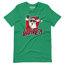 Load image into Gallery viewer, Metal Christmas Sleigher Santa t-shirt
