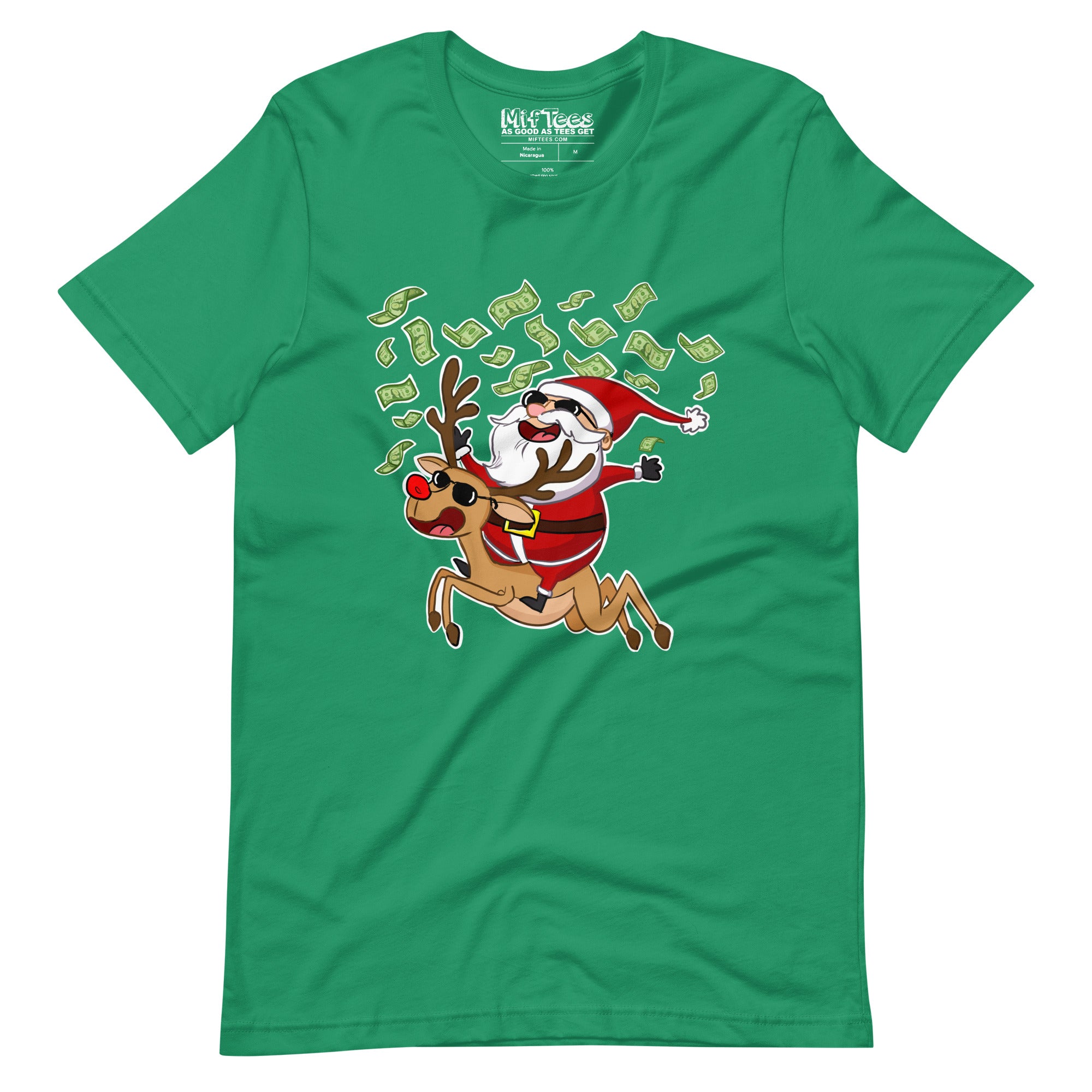 Santa and Rudolph t-shirt