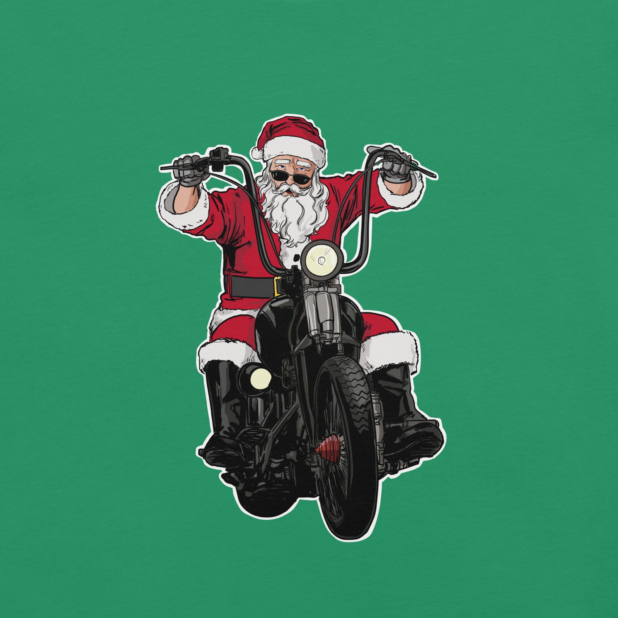 Biker Santa t-shirt