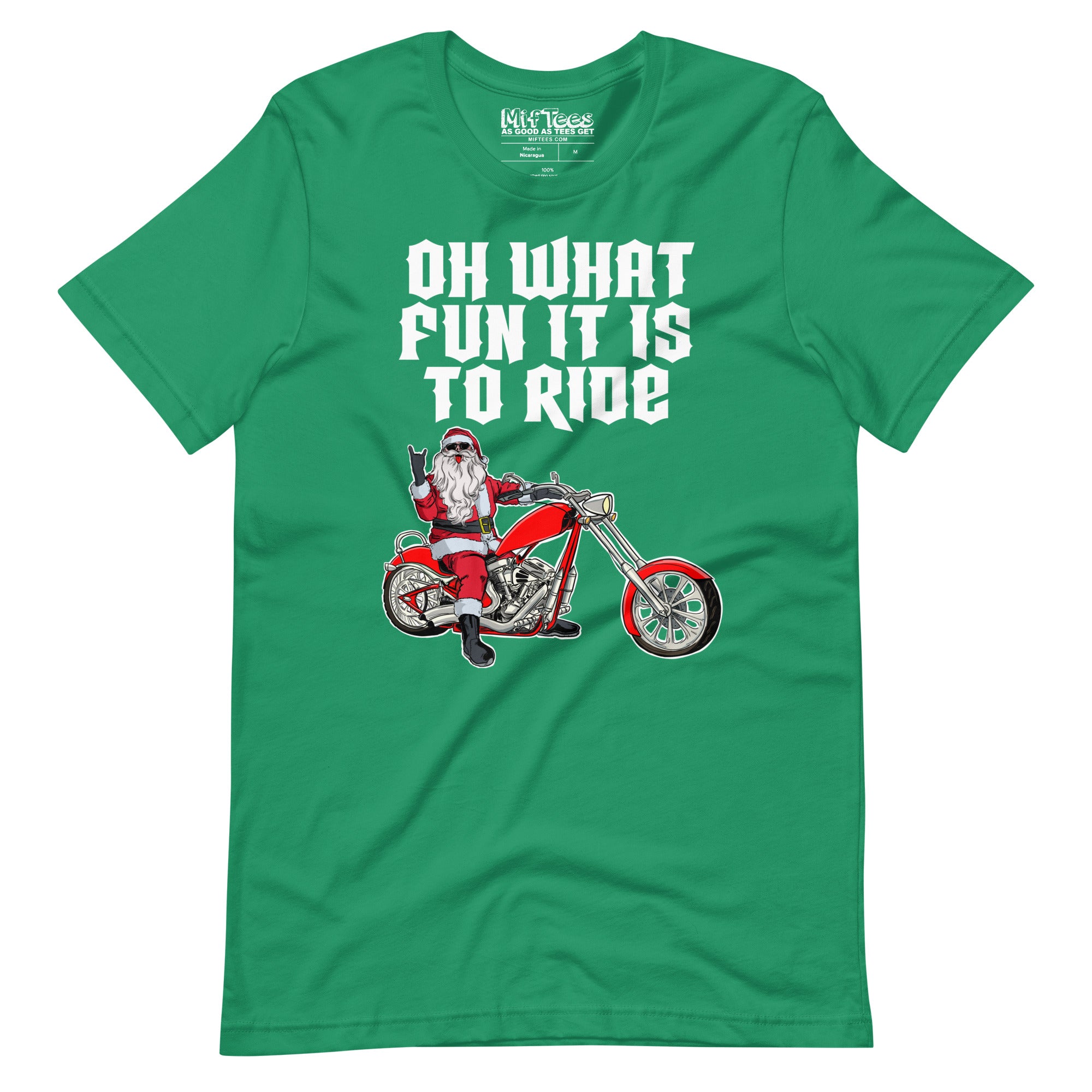 Oh What Fun It is To Ride Santa t-shirt