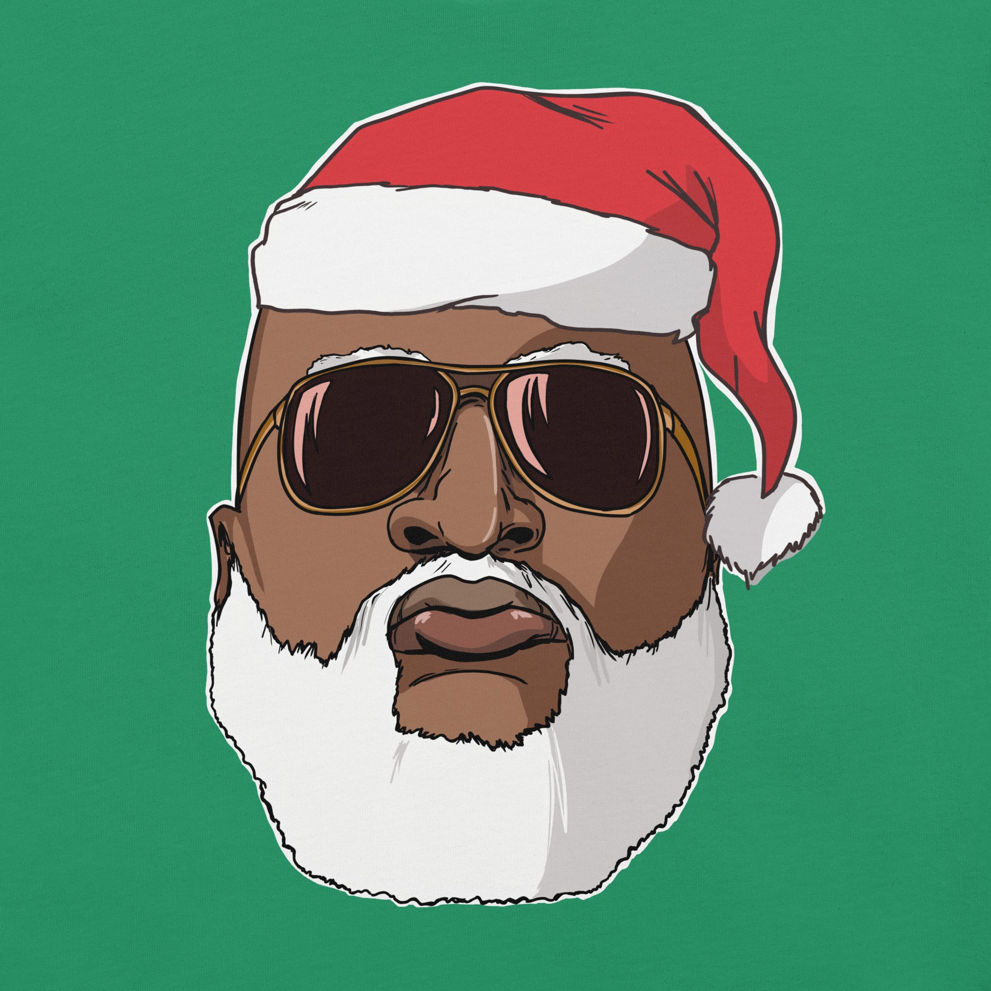 Black Santa Claus t-shirt