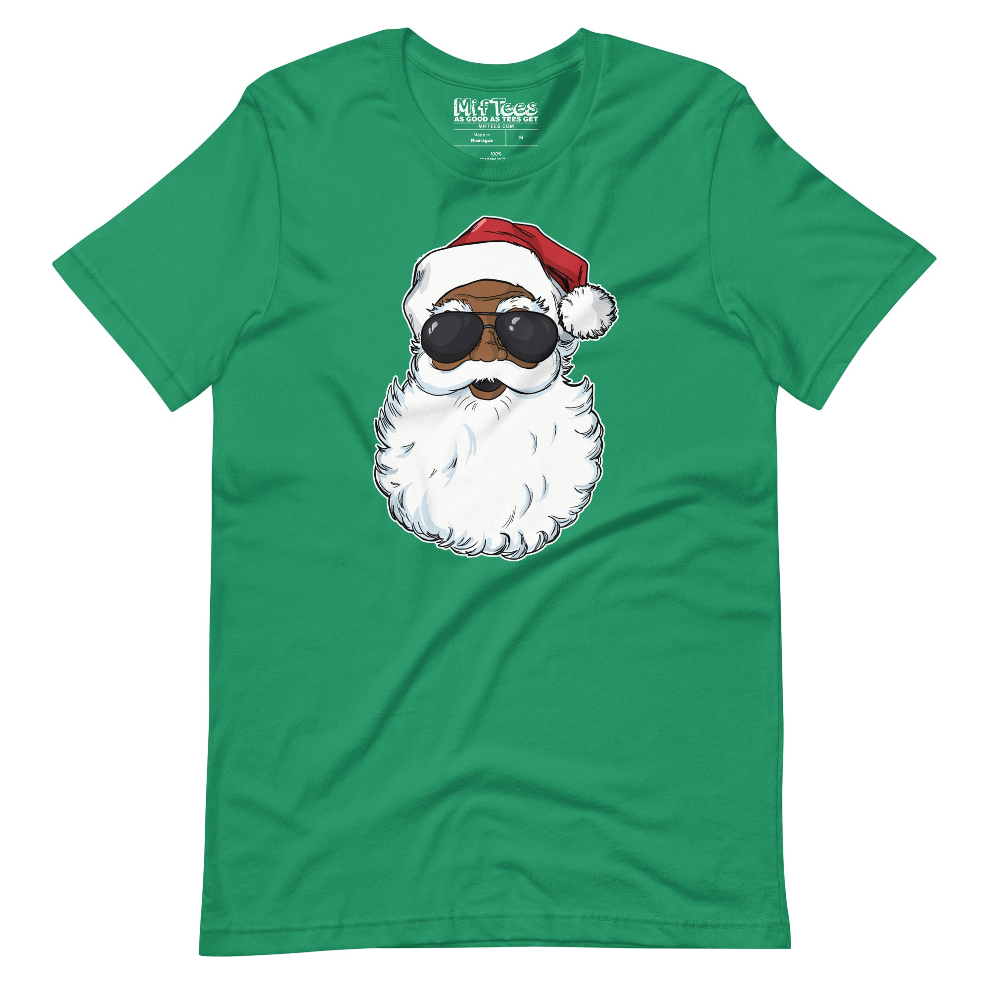 Cool Black Santa with Sunglasses t-shirt