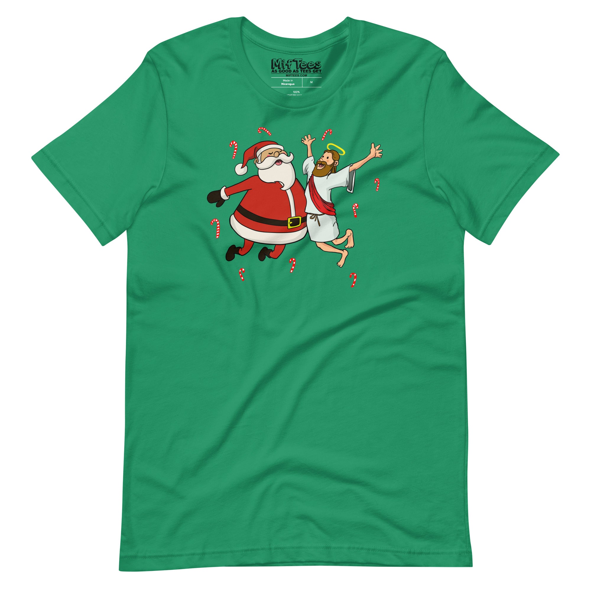 Jesus and Santa t-shirt