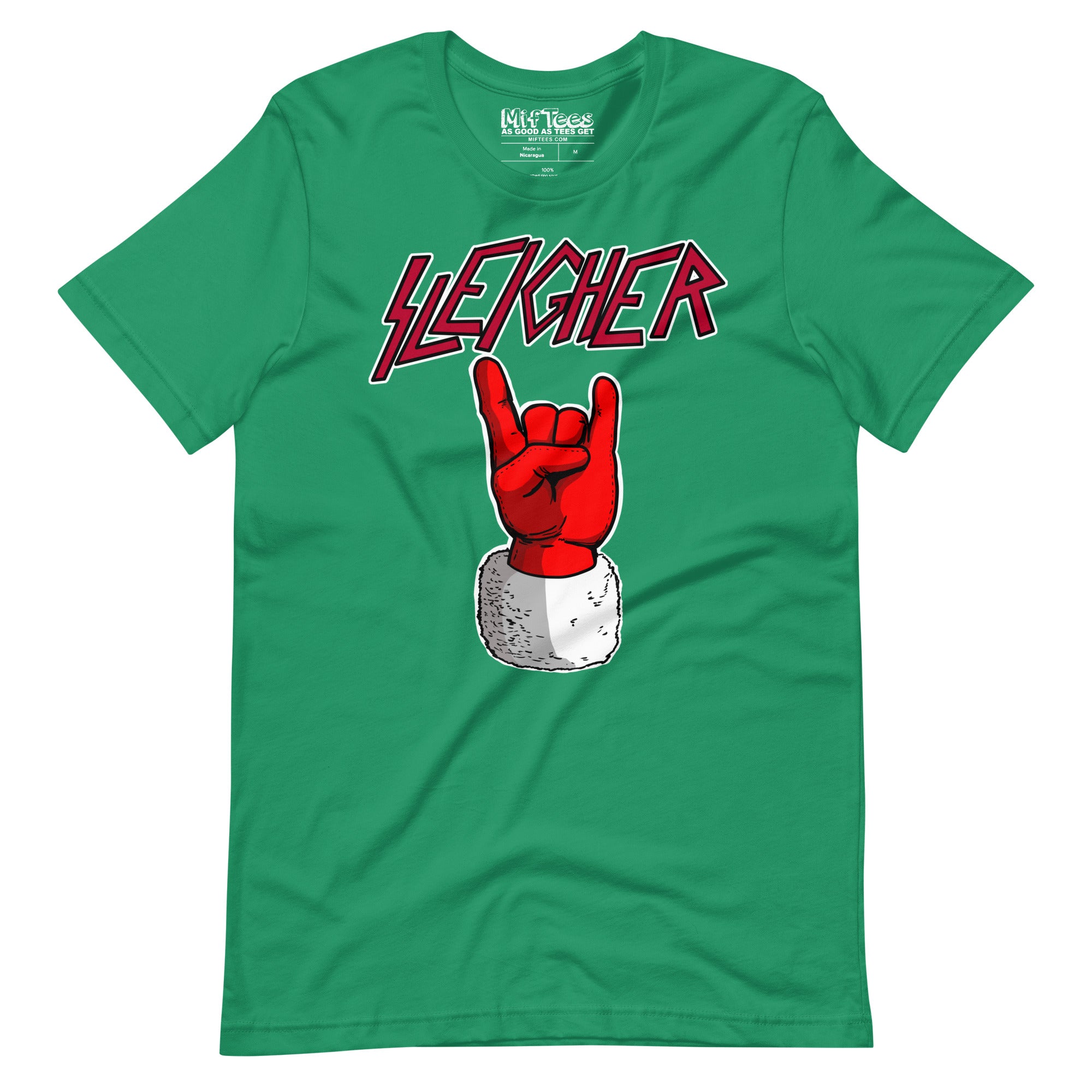 Sleigher Santa Devil Horns t-shirt