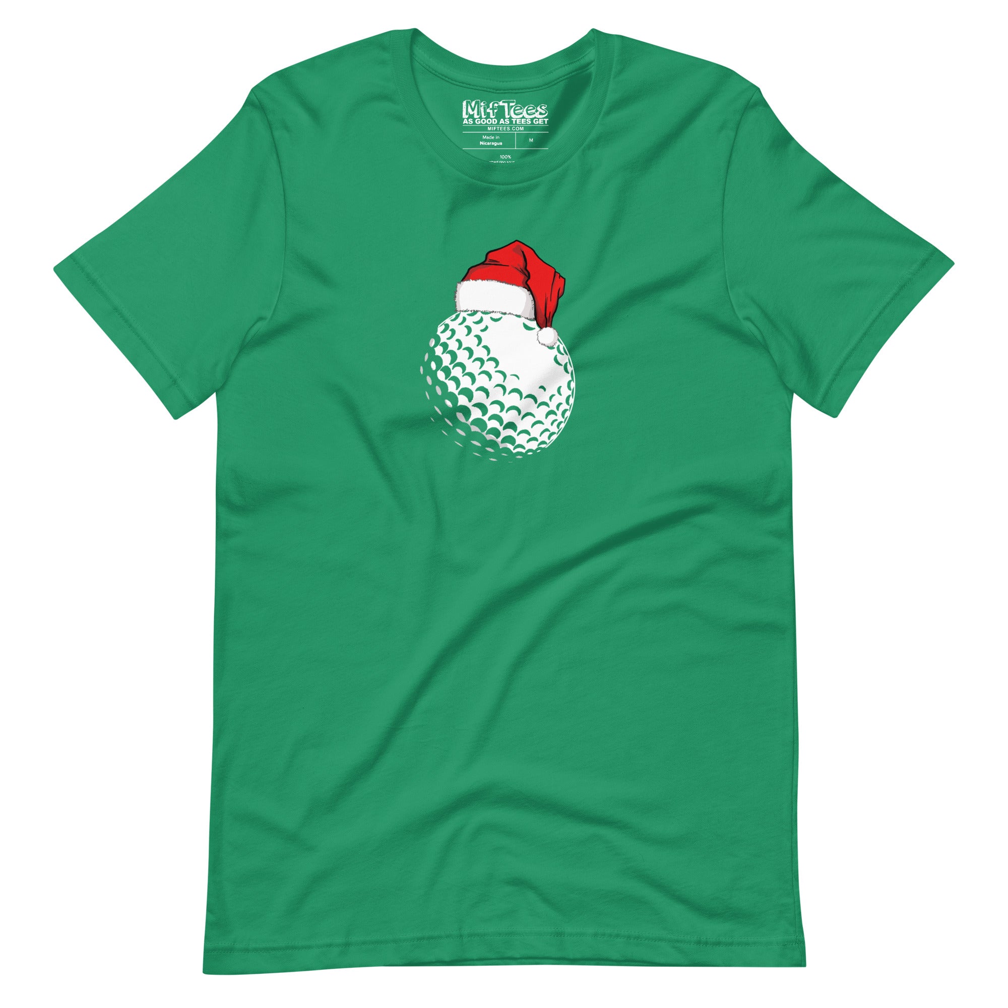 Golf Ball with Santa Hat t-shirt