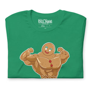 Swole Gingerbread Man t-shirt