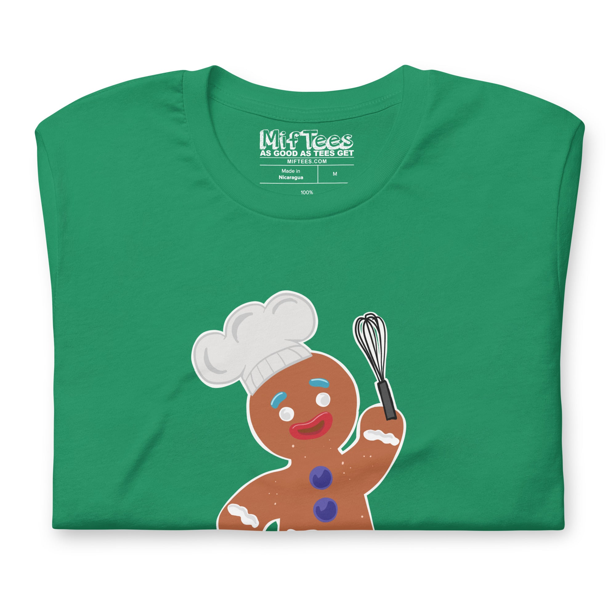 Gingerbread Man baking t-shirt