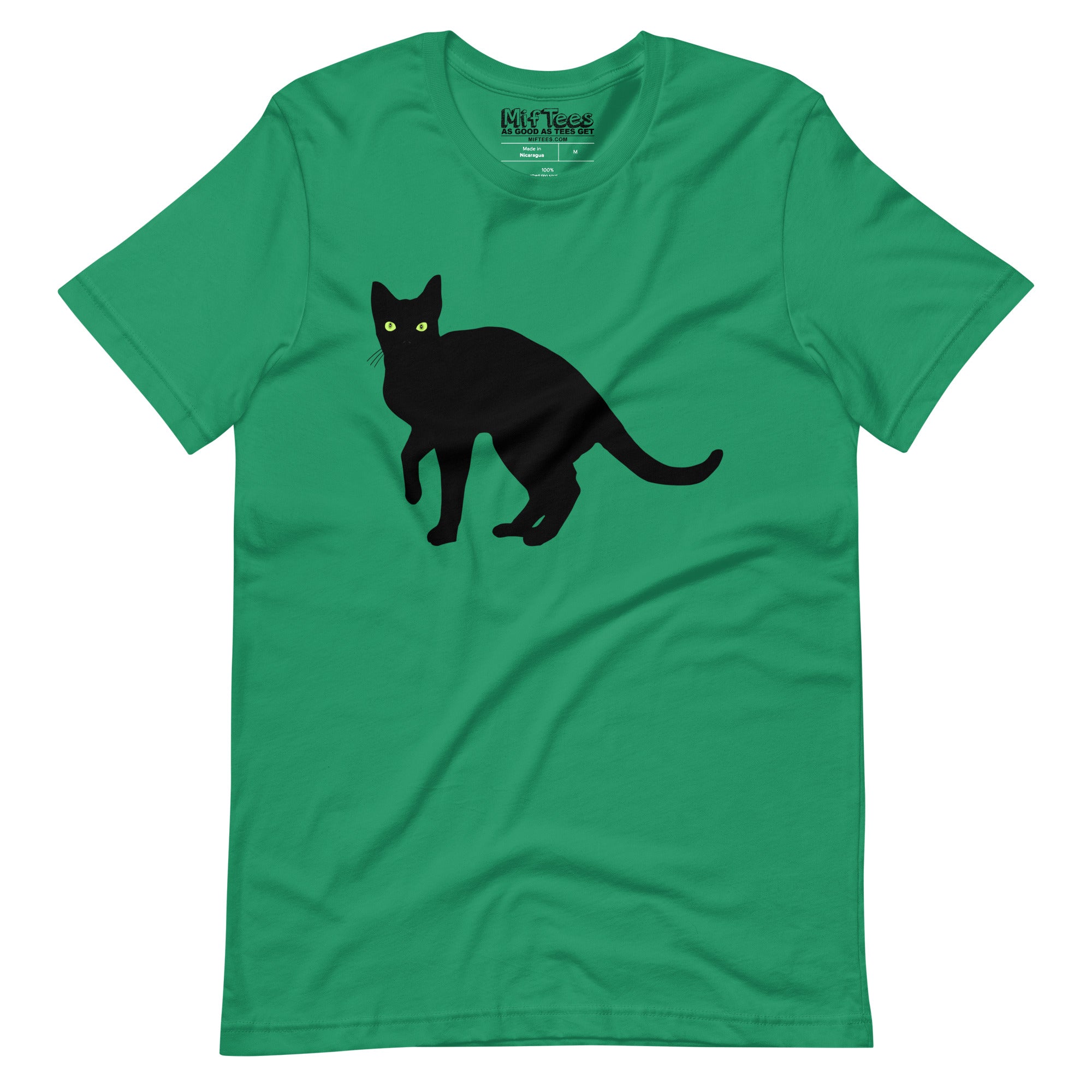 Lurking Black Cat t-shirt