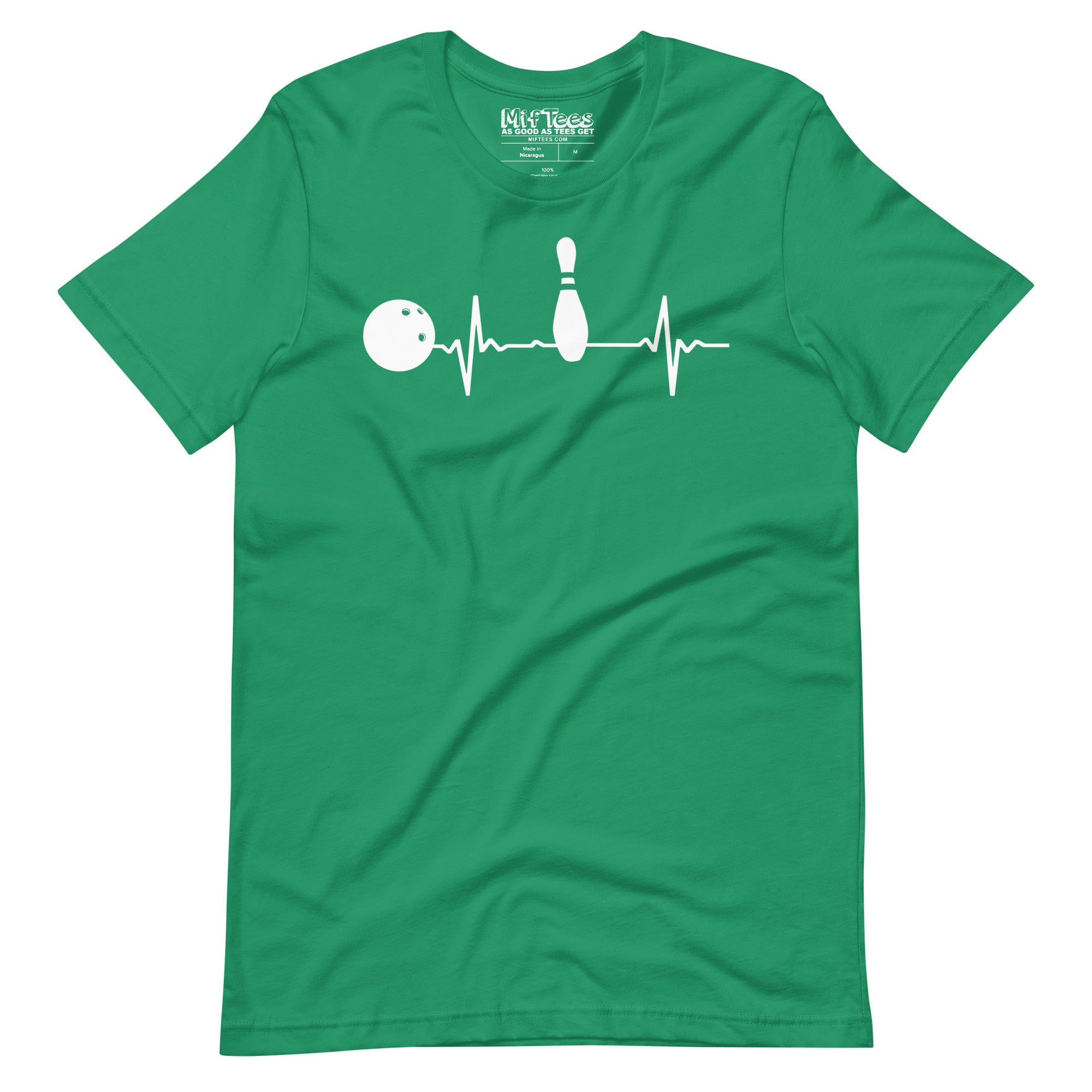 Bowling heartbeat t-shirt