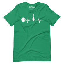 Load image into Gallery viewer, Bowling heartbeat t-shirt
