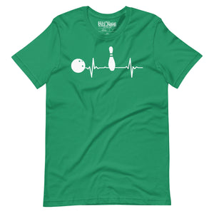 Bowling heartbeat t-shirt