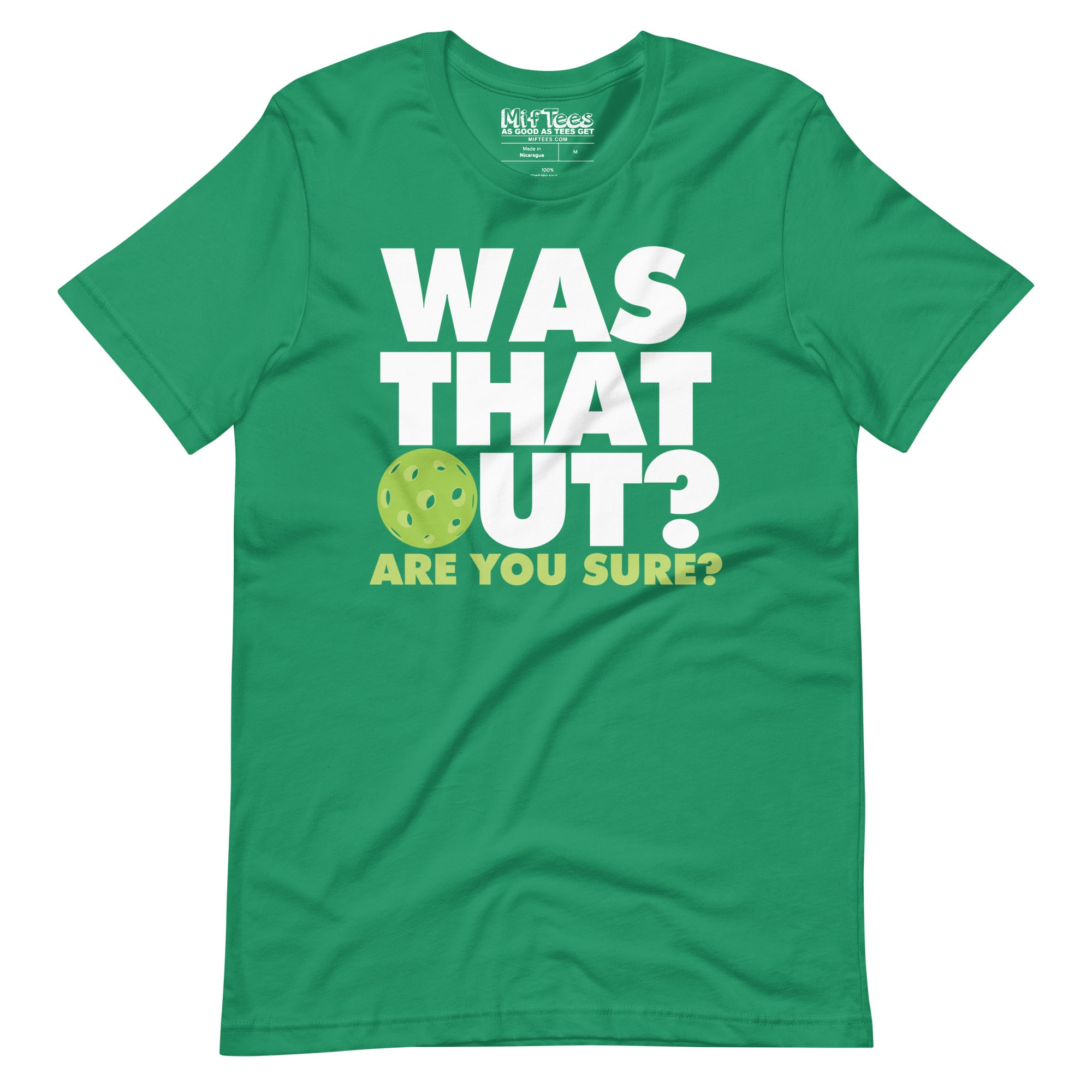 Was that out? Pickleball T-shirt