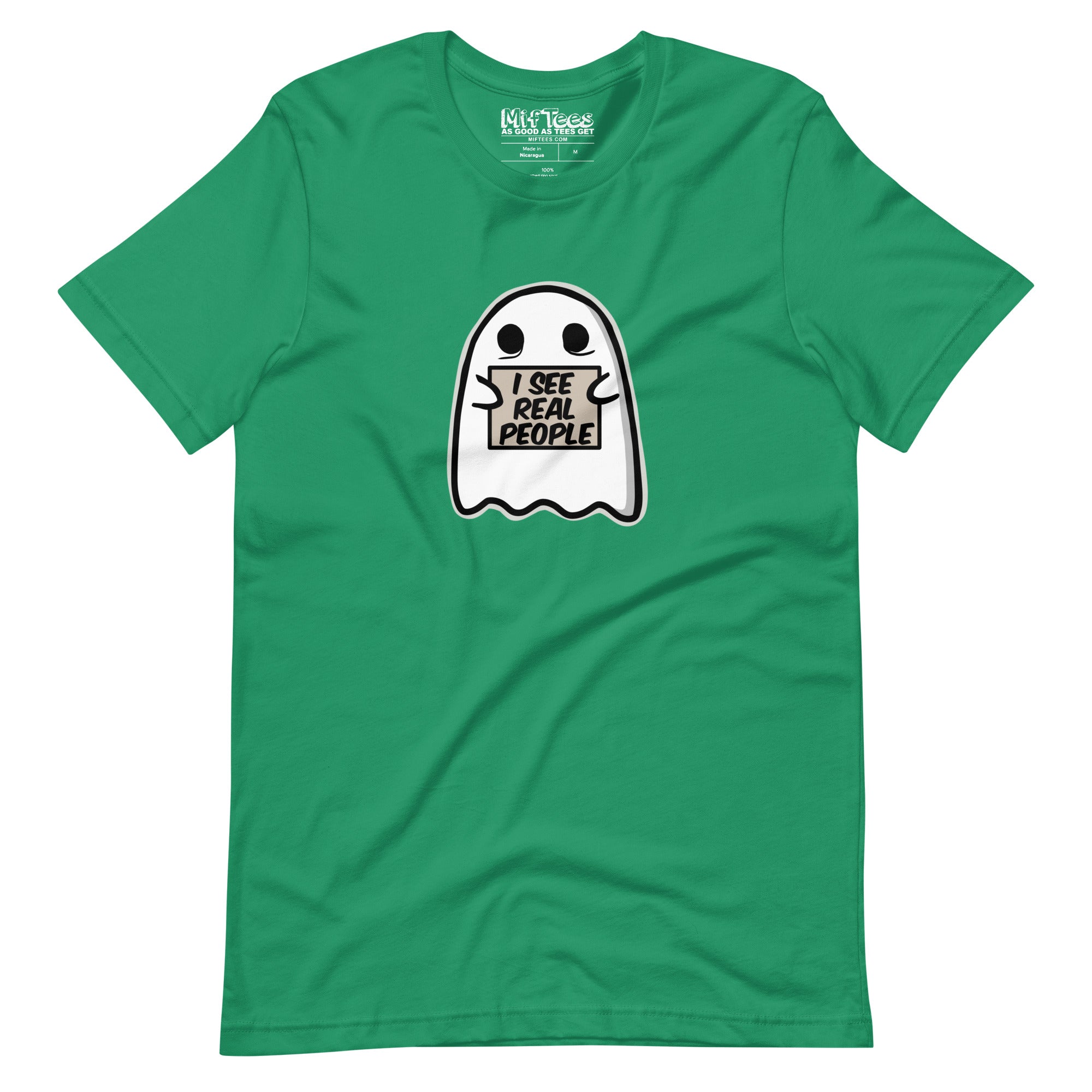 I See Real People Halloween Ghost T-Shirt