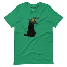 Load image into Gallery viewer, Black Cat Witch Halloween t-shirt
