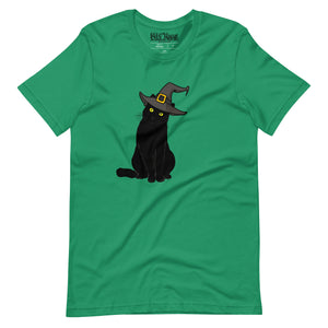 Black Cat Witch Halloween t-shirt