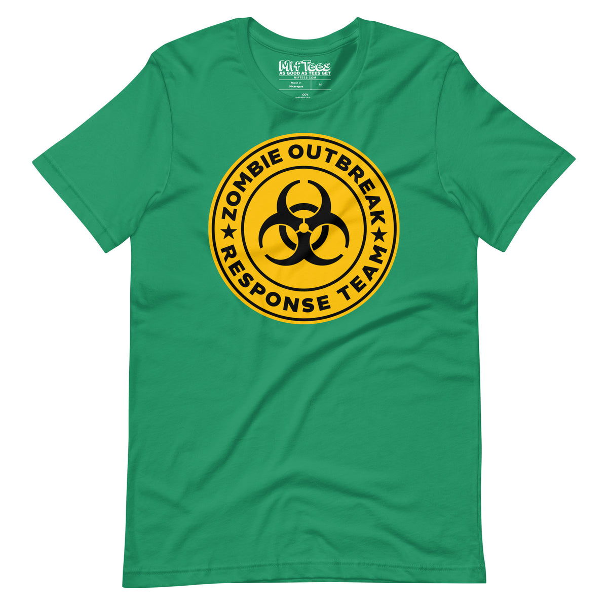 Yellow Zombie Outbreak Response Team T-Shirt