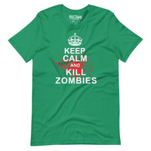 Load image into Gallery viewer, Keep Calm and Kill Zombies t-shirt
