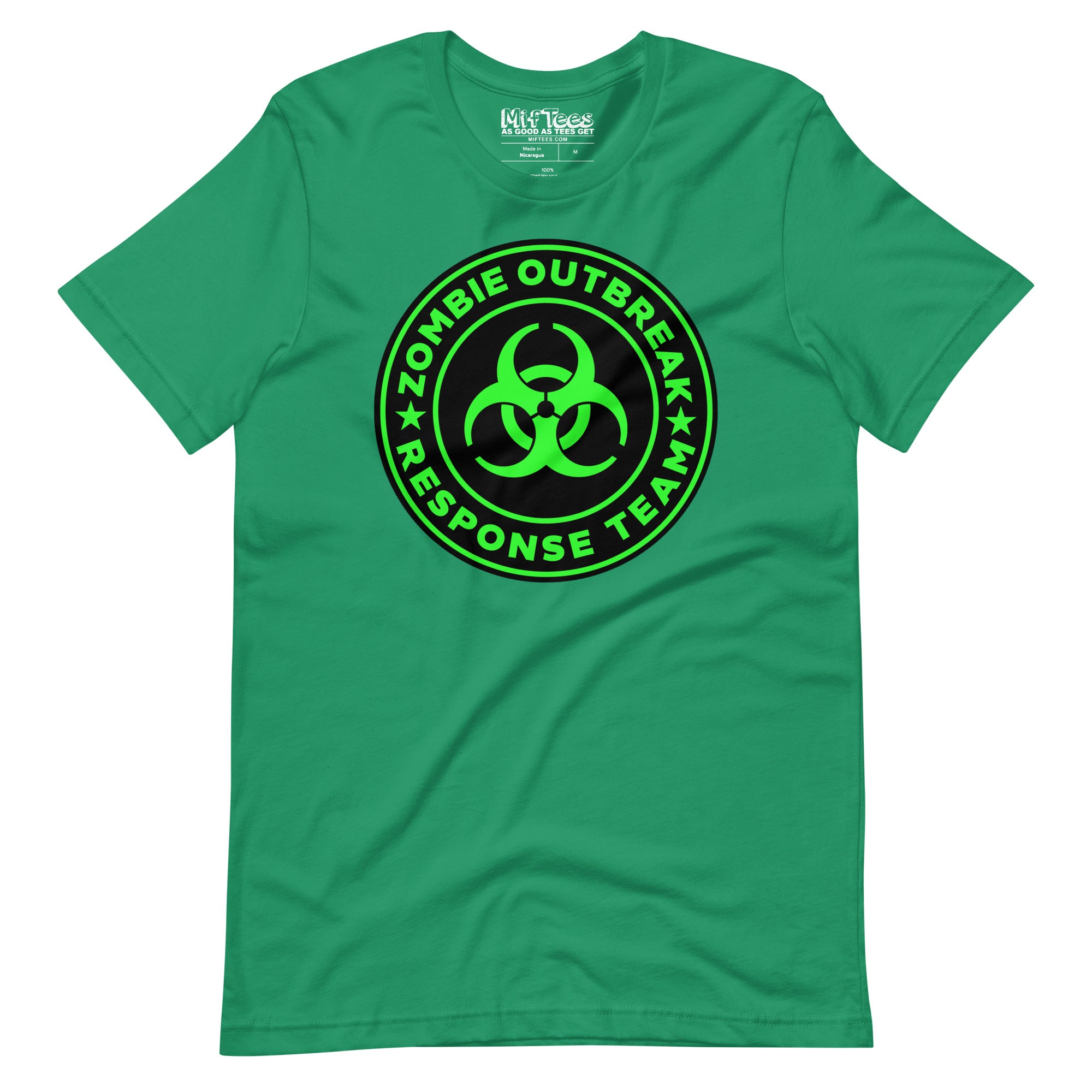 Green Zombie Outbreak Response Team T-Shirt