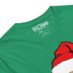 Ho Ho Hoops! Basketball with Santa Hat t-shirt