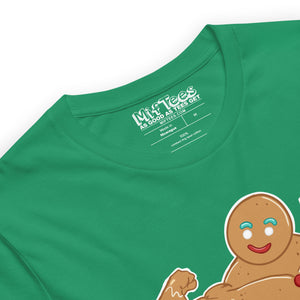 Swole Gingerbread Man t-shirt