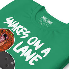 Load image into Gallery viewer, Snakes On A Lane Bowling t-shirt
