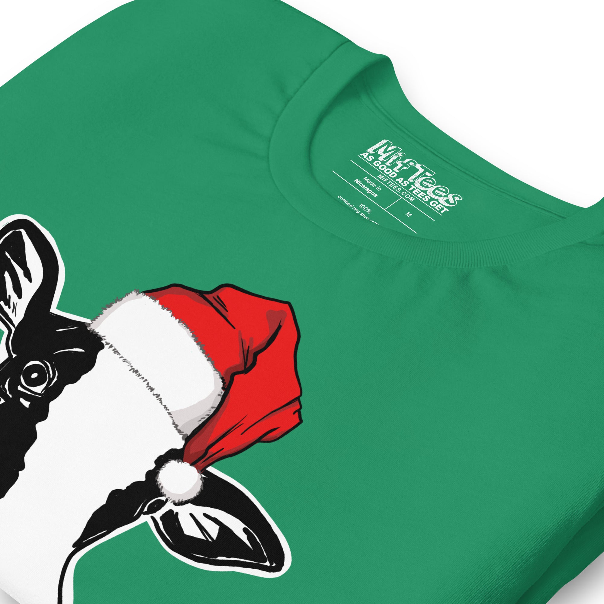 Cow with Santa Hat t-shirt