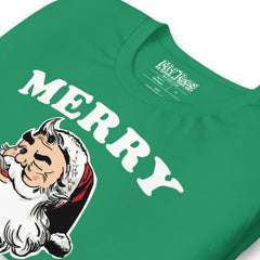 Merry Kushmas Santa smoking weed t-shirt