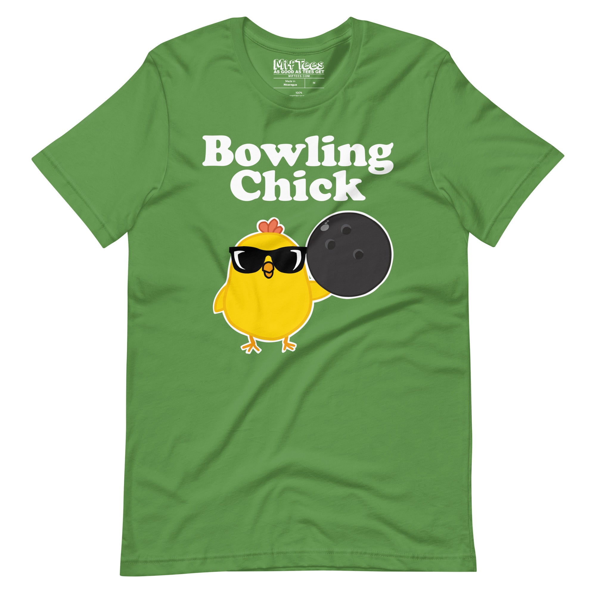 Bowling Chick with Sunglasses t-shirt