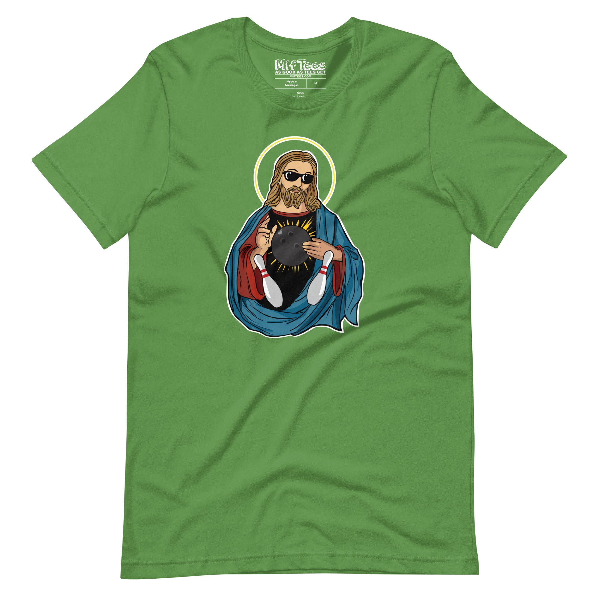 Bowling Jesus t-shirt