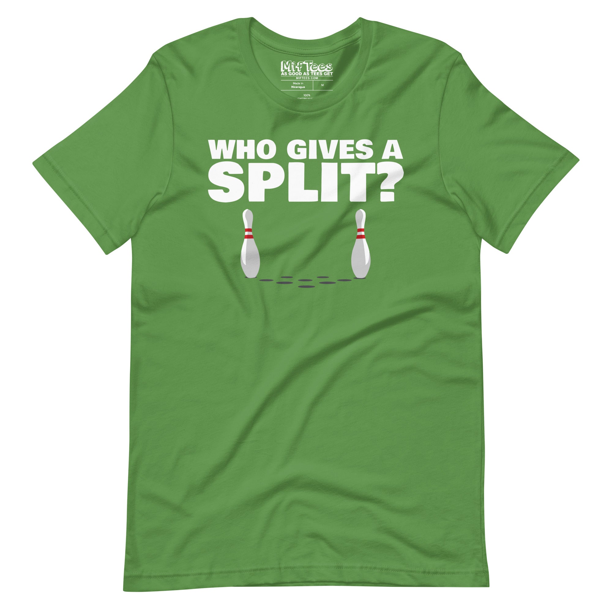 Who gives a Split Bowling t-shirt