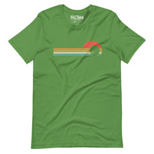 Load image into Gallery viewer, Retro Sunset Bowling t-shirt
