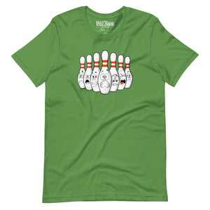 Scared Bowling Pins t-shirt