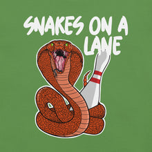 Load image into Gallery viewer, Snakes On A Lane Bowling t-shirt
