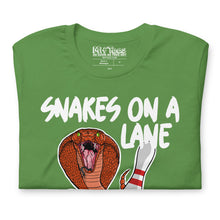 Load image into Gallery viewer, Snakes On A Lane Bowling t-shirt
