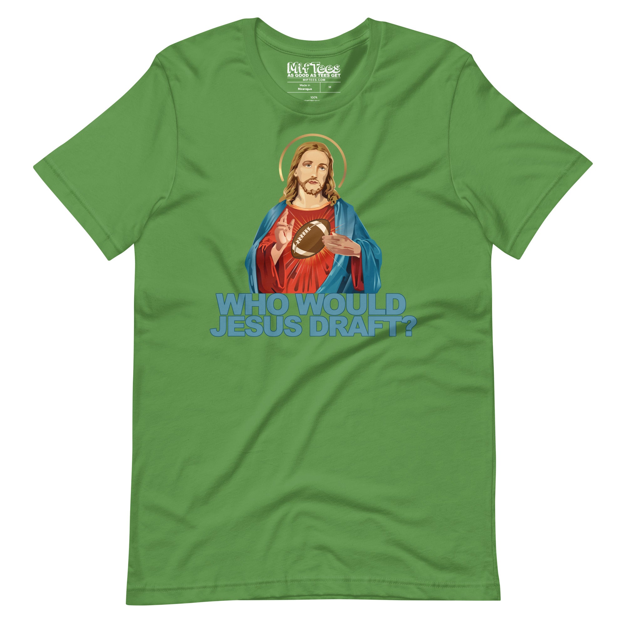 Who Would Jesus Draft Fantasy Football t-shirt