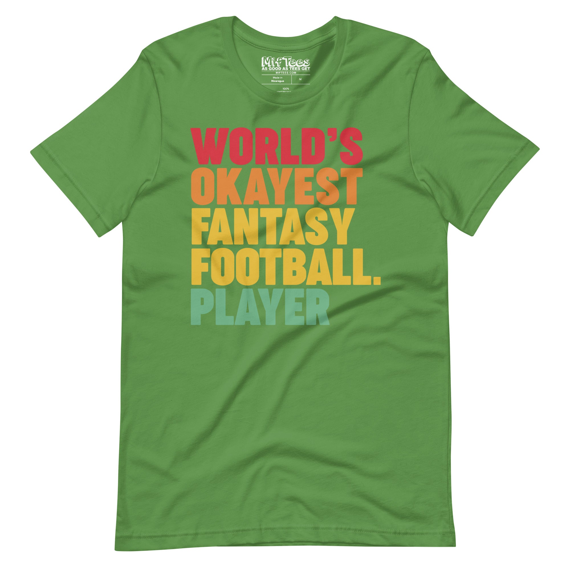 World's Okayest Fantasy Football Player t-shirt