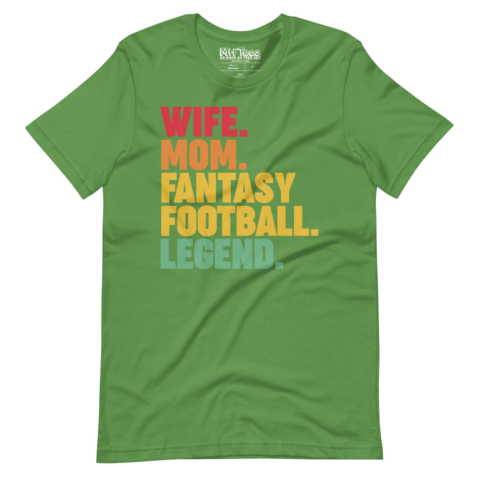 Wife Mom Fantasy Football Legend t-shirt