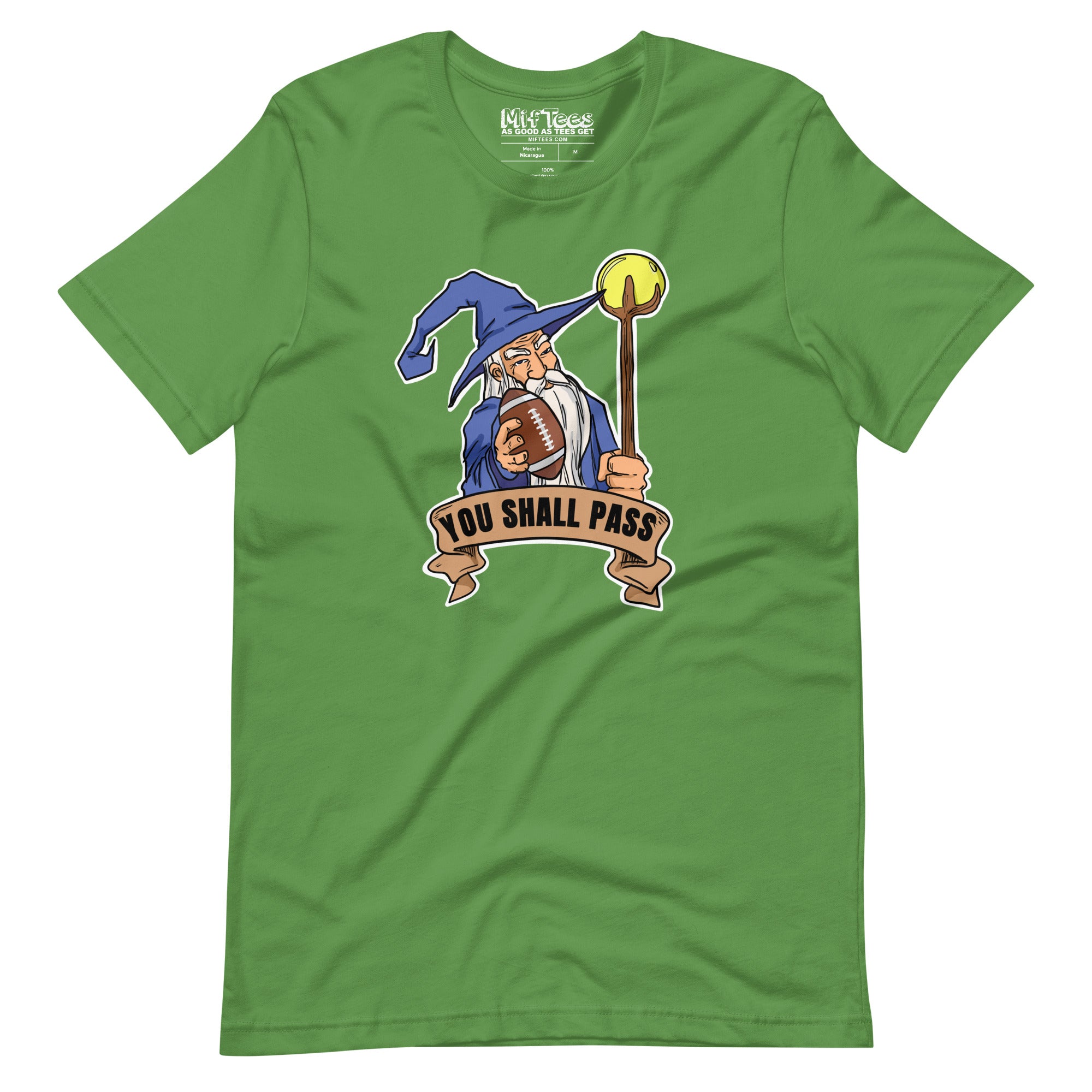 You Shall Pass Fantasy Football Wizard t-shirt