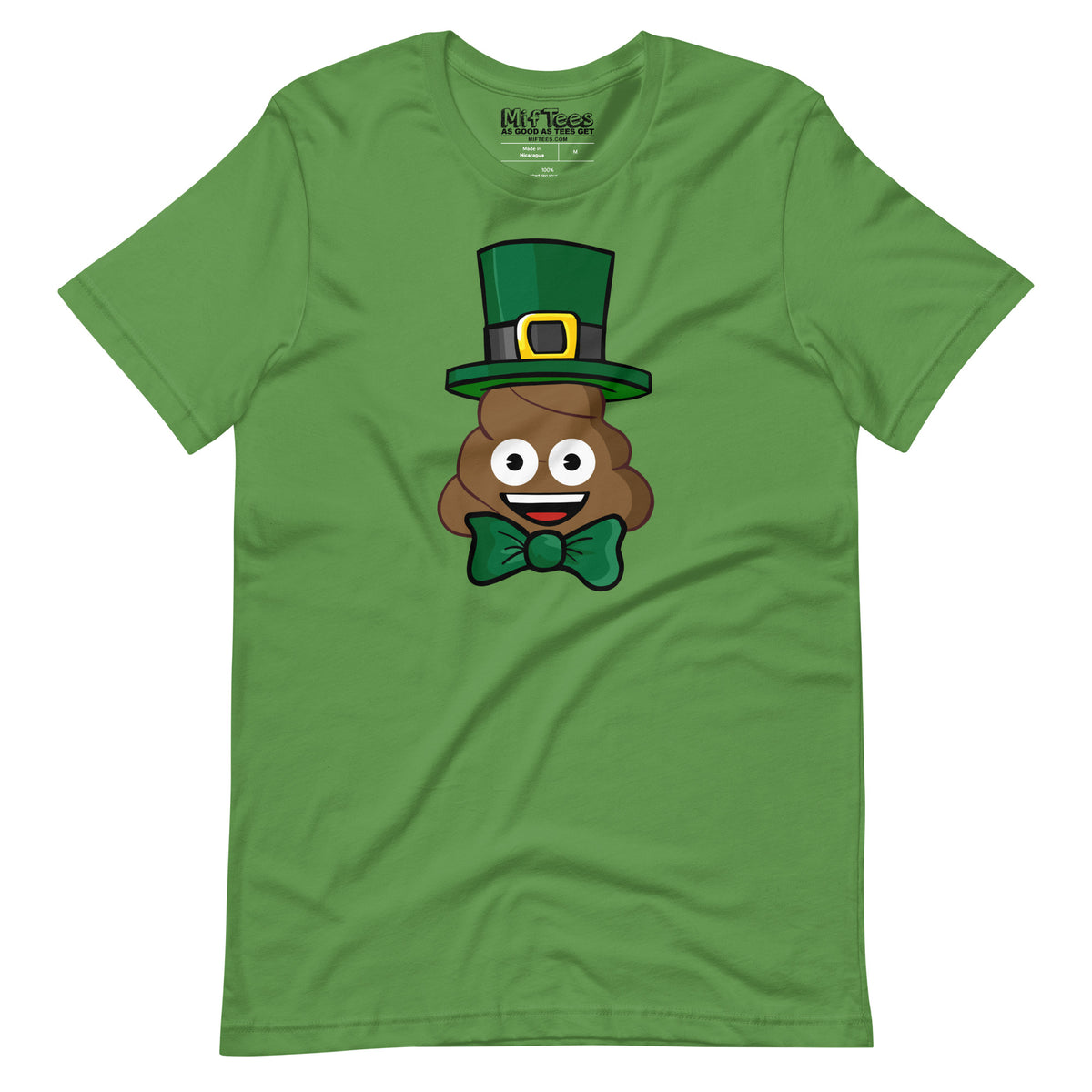 St Patrick's Day Poop funny St patricks day poop emoji T-Shirt