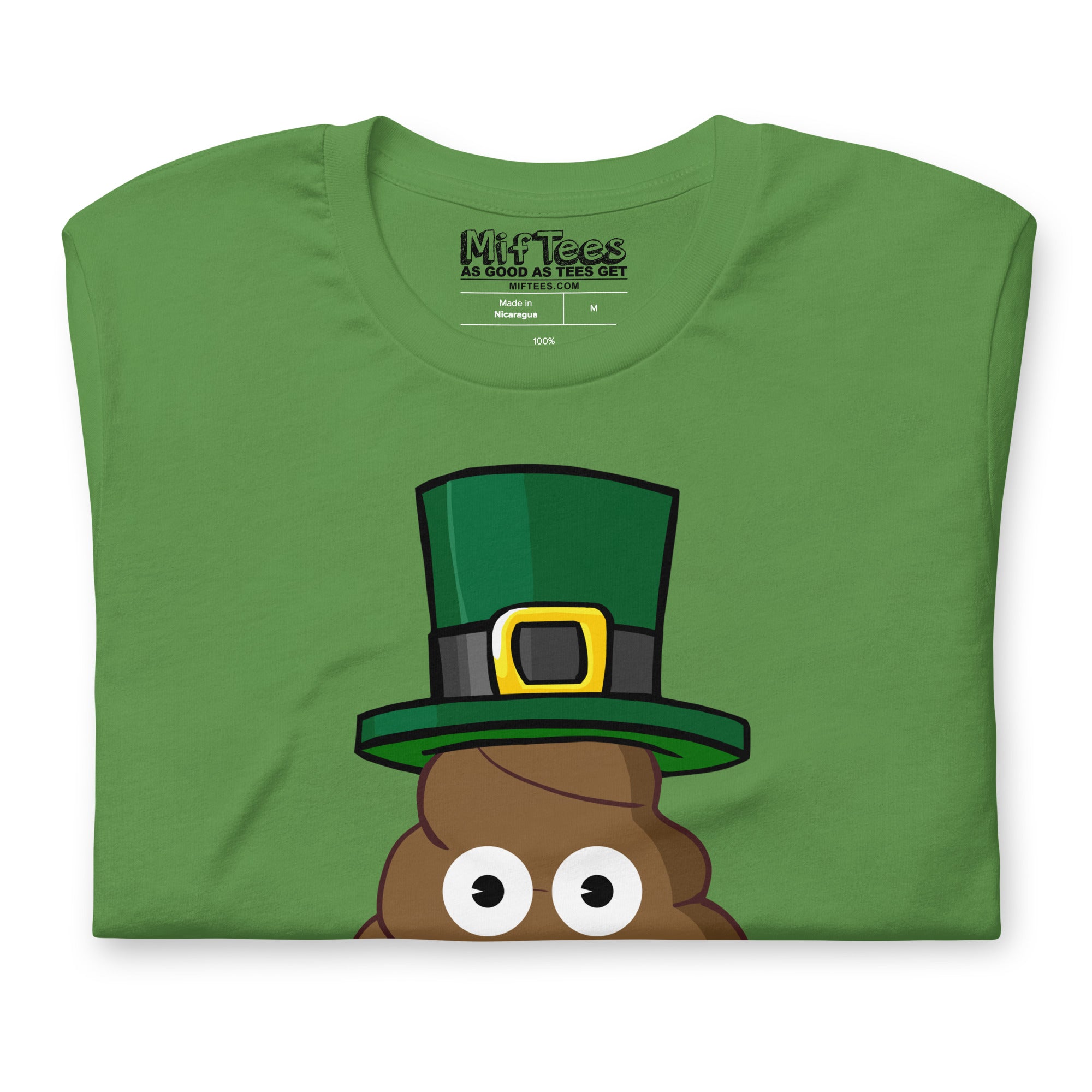 St Patrick's Day Poop funny St patricks day poop emoji T-Shirt