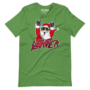 Metal Christmas Sleigher Santa t-shirt