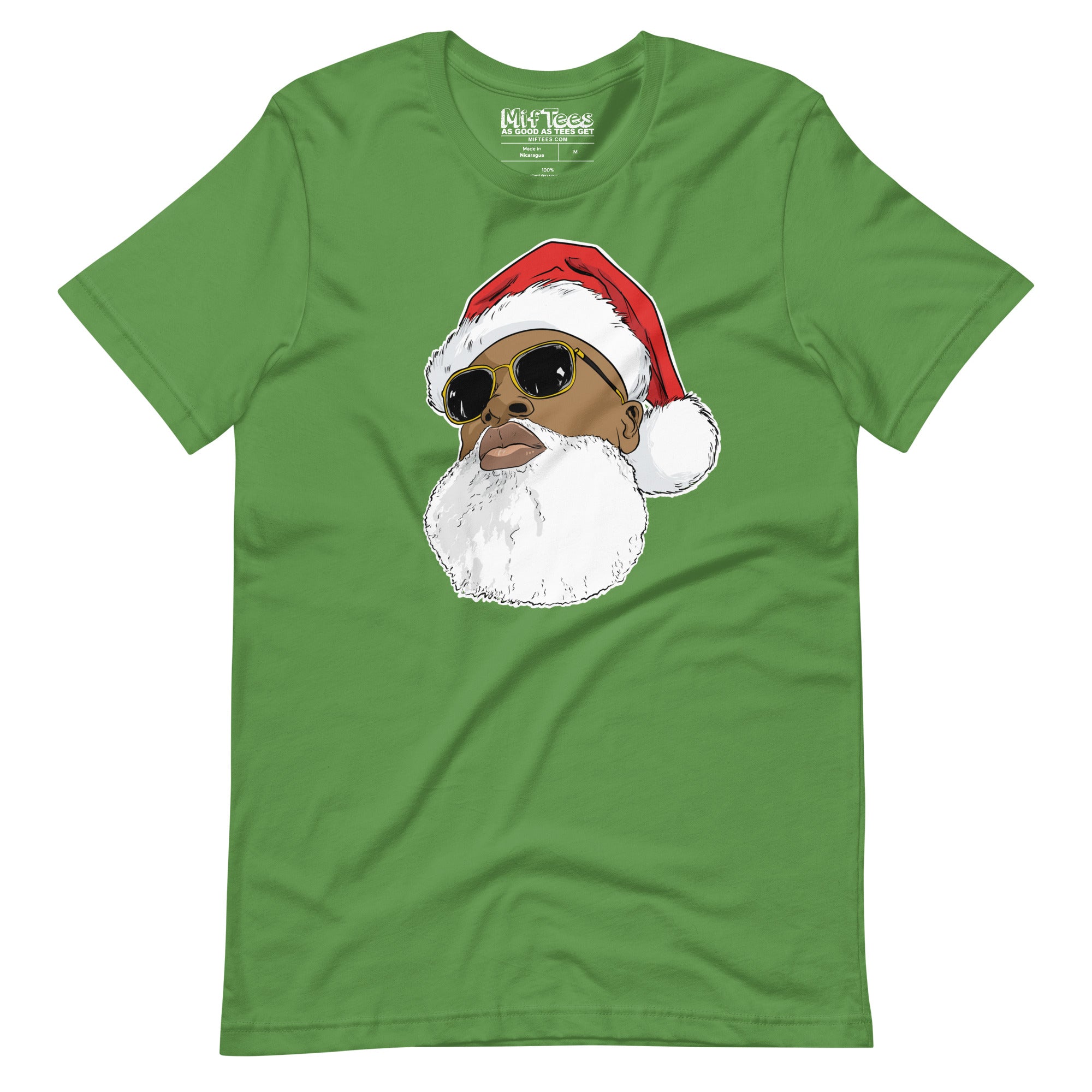 Black Santa Claus with Sunglasses t-shirt