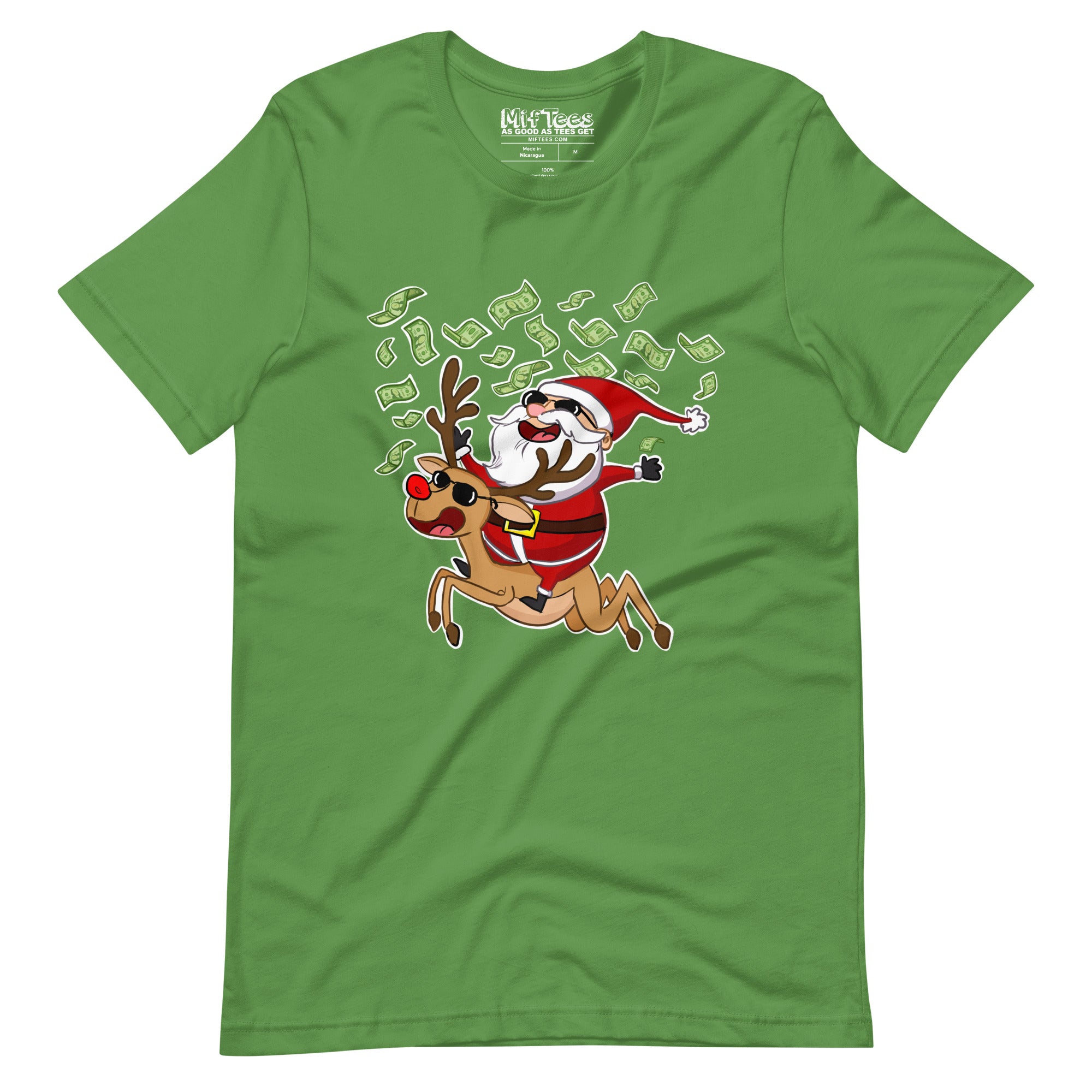 Santa and Rudolph t-shirt